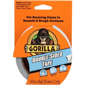 Gorilla Double-Sided Tape 8-Yard Roll for $4