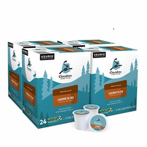 Caribou Coffee Caribou Blend, Single-Serve Keurig K-Cup Pods, Medium Roast Coffee, 24 Count (Pack for $43