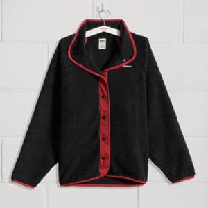 Victoria's Secret Women's Pink Collegiate Collection Sherpa Snap Jacket for $10 Victoria's Secret Women's Pink Collegiate Collection Sherpa Snap Jacket for $10