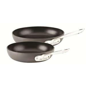 All-Clad E785S264/E785S263 HA1 Hard Anodized Nonstick Dishwasher Safe PFOA Free 8 and 10-Inch Fry for $70