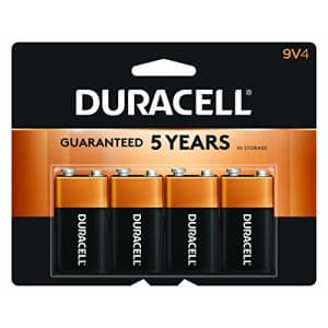 Duracell CopperTop 9V Battery 4-Pack for $11 via Sub & Save