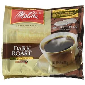 Melitta 75449 Dark Roast Soft Pod Pack 18 Count for $7 Melitta 75449 Dark Roast Soft Pod Pack 18 Count for $7