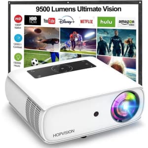 Hopvision 1080p Projector for $130