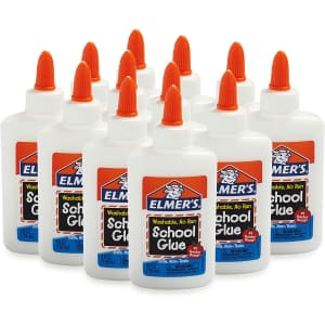 Elmer's 4-oz. Washable Liquid School Glue 12-Pack for $21