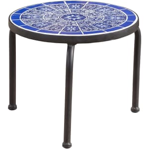 Christopher Knight Home Slate Outdoor Ceramic Tile Side Table for $30 Christopher Knight Home Slate Outdoor Ceramic Tile Side Table for $30