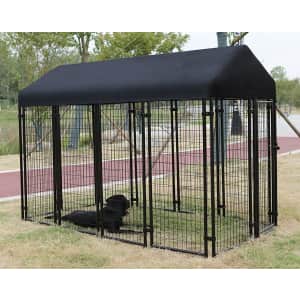 Amazon Basics 8.5-Foot Welded Outdoor Kennel for $262
