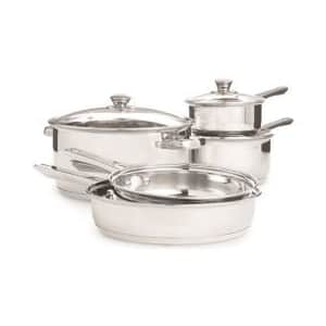 Cooks Tools 8-Piece Stainless Steel Cookware Set for $30 Cooks Tools 8-Piece Stainless Steel Cookware Set for $30