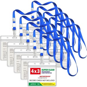 Wuzemy CDC Vaccination Card Protector 10-Pack for $5 Wuzemy CDC Vaccination Card Protector 10-Pack for $5