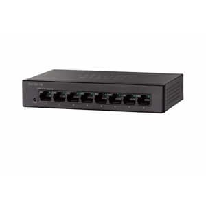 Cisco SG110D-08 Desktop Switch with 8 Gigabit Ethernet (GbE) Ports, Limited Lifetime Protection for $58 Cisco SG110D-08 Desktop Switch with 8 Gigabit Ethernet (GbE) Ports, Limited Lifetime Protection for $58