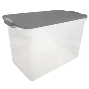 Homz 112-Quart Latching Stackable Storage Tote for $23