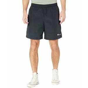 Champion Men's 6" Nylon Warm Up Shorts, Black, X-Large for $30 Champion Men's 6" Nylon Warm Up Shorts, Black, X-Large for $30