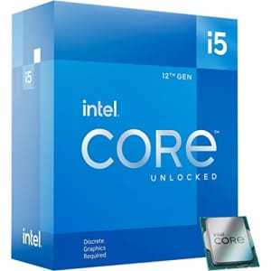 Intel Core i5-12600KF Desktop Processor 10 (6P+4E) Cores up to 4.9 GHz Unlocked LGA1700 600 Series for $260