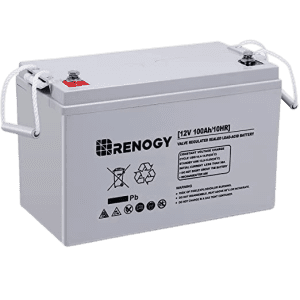 Renogy 12V 100Ah Deep Cycle AGM Battery. Most stores charge $212 or more.