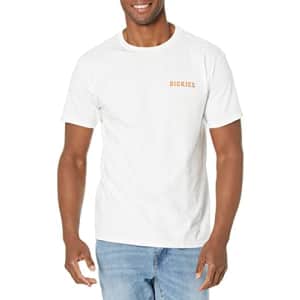 Dickies Men's Lone Star State Graphic T-Shirt, White, 2X for $18