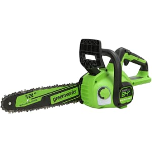 Greenworks 24V 12" Brushless Chainsaw (Tool only) for $97