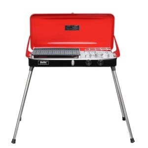 GDY 2-Burner Gas and Charcoal Grill for $112