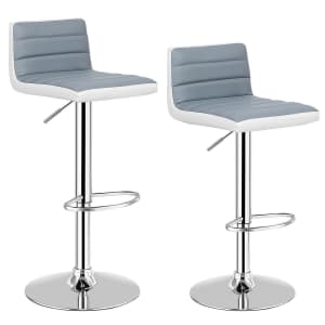 Costway Adjustable Height Barstool 2-Pack for $90 Costway Adjustable Height Barstool 2-Pack for $90