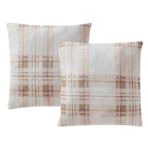 Printed Plush 18" Decorative Pillow 2-Pack for $6 Printed Plush 18" Decorative Pillow 2-Pack for $6