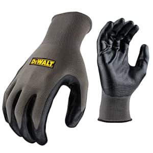 DEWALT Nitrile DPG66 General Purpose Glove - Grey/Black, Large for $19