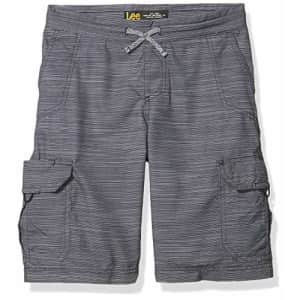 Lee Jeans Lee Little Boy Proof Pull-On Crossroad Cargo Short, Gray Galaxy, 4 Regular for $18 Lee Jeans Lee Little Boy Proof Pull-On Crossroad Cargo Short, Gray Galaxy, 4 Regular for $18