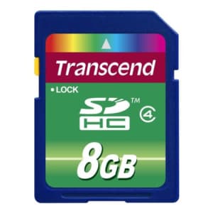 Transcend Nikon Coolpix L30 Digital Camera Memory Card 8GB (SDHC) Secure Digital High Capacity Class 4 Flash for $11
