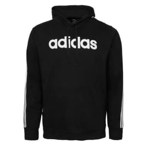 adidas Men's Essential 3-Stripe Logo Hoodie (L sizes) for $17 adidas Men's Essential 3-Stripe Logo Hoodie (L sizes) for $17