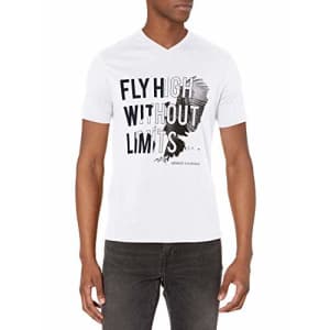 A|X Armani Exchange Men's Graphic T-Shirt, White, M for $45