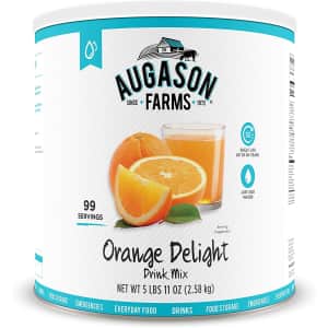 Augason Farms Orange Delight Drink Mix for $17