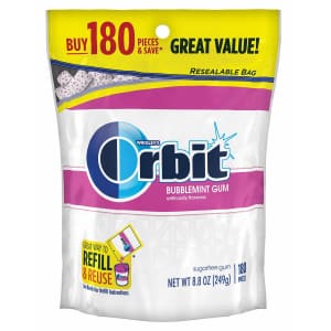 Orbit Bubblemint 180-Count Sugarfree Gum for $7 Orbit Bubblemint 180-Count Sugarfree Gum for $7
