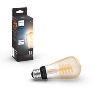 Philips Hue White Ambiance Dimmable Smart Filament ST19, Warm-White to Cool-White LED Vintage for $33