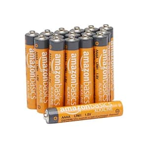 Amazon Basics 16 Pack AAAA High-Performance Alkaline Batteries, 3-Year Shelf Life for $10