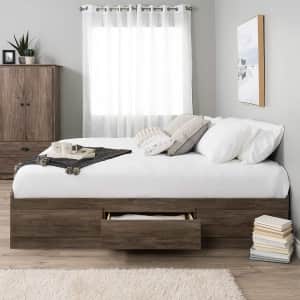 Prepac Mate's Queen Platform Storage Bed with 6 Drawers for $457