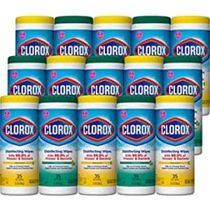 Clorox Disinfecting Wipes 35-Count 15-Pack for $38