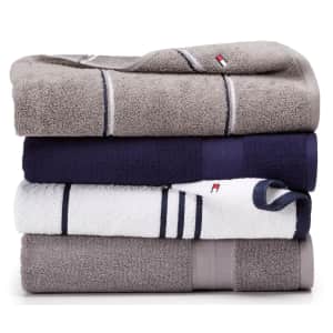 Tommy Hilfiger Modern American Cotton Mix & Match Bath Towel Collection from $3 Tommy Hilfiger Modern American Cotton Mix & Match Bath Towel Collection from $3