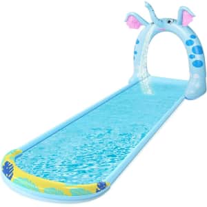 Kaminor Slip and Slide Lawn Water Toy with Sprinkler for $18