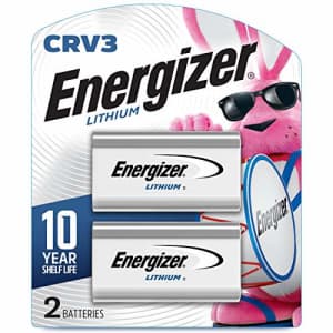 Eveready Energizer CRV3 Lithium Photo Batteries (2 Battery Count) for $15