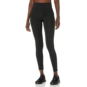 Spalding Women's Activewear 28 inch Inseam Legging with Pockets, Black, XL for $14