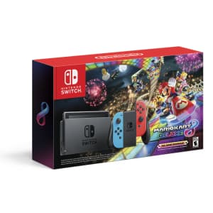 Nintendo Switch Mario Kart 8 Deluxe Console Bundle for $300