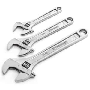 Crescent Tools Crescent 3-Piece Adjustable Wrench Set for $20 Crescent Tools Crescent 3-Piece Adjustable Wrench Set for $20