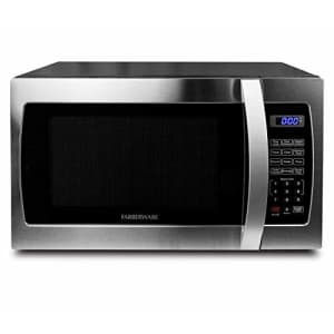 Farberware Professional FMO13AHTBKE 1.3 Cu. Ft. 1000-Watt, Microwave Oven with Blue LED Lighting, for $156 Farberware Professional FMO13AHTBKE 1.3 Cu. Ft. 1000-Watt, Microwave Oven with Blue LED Lighting, for $156