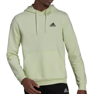 adidas Men's Feel Cozy Essentials Fleece Pullover Hoodie for $27