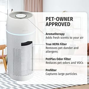 HoMedics TotalClean PetPlus 5-in-1 Tower Air Purifier, 360-Degree True HEPA Filtration for for $200