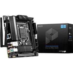 MSI H510I PRO WiFi ProSeries Motherboard (Mini-ITX, 11th/10th Gen Intel Core, LGA 1200 Socket, for $149 MSI H510I PRO WiFi ProSeries Motherboard (Mini-ITX, 11th/10th Gen Intel Core, LGA 1200 Socket, for $149