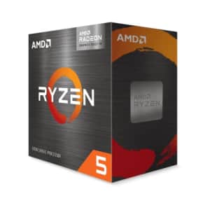 AMD Ryzen 5 5600G 6-Core 12-Thread Unlocked Desktop Processor with Radeon Graphics for $134