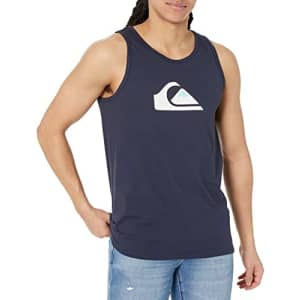 Quiksilver Men's Comp Logo Mt1 Tee Shirt, Navy Blazer, XL for $22