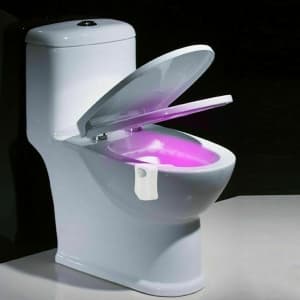 LED Toilet Bowl Night Light 3-Pack for $13