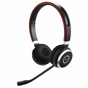 Jabra Evolve 65 MS Wireless Headset, Stereo Includes Link 370 USB Adapter Bluetooth Headset with for $136 Jabra Evolve 65 MS Wireless Headset, Stereo Includes Link 370 USB Adapter Bluetooth Headset with for $136