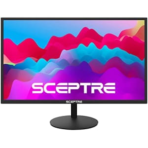 Sceptre 27-Inch FHD LED Gaming Monitor 75Hz 2X HDMI VGA Build-in Speakers, Ultra Slim Metal Black for $180