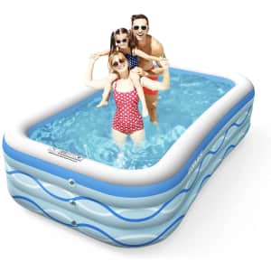 Cooyes Inflatable Swimming Pool for $35 Cooyes Inflatable Swimming Pool for $35