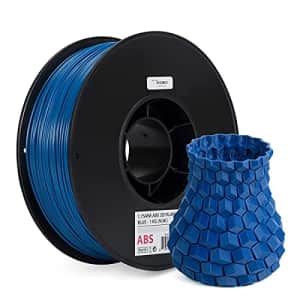 Inland 1.75mm Blue ABS 3D Printer Filament, Dimensional Accuracy +/- 0.03 mm - 1kg Spool (2.2 lbs) for $21